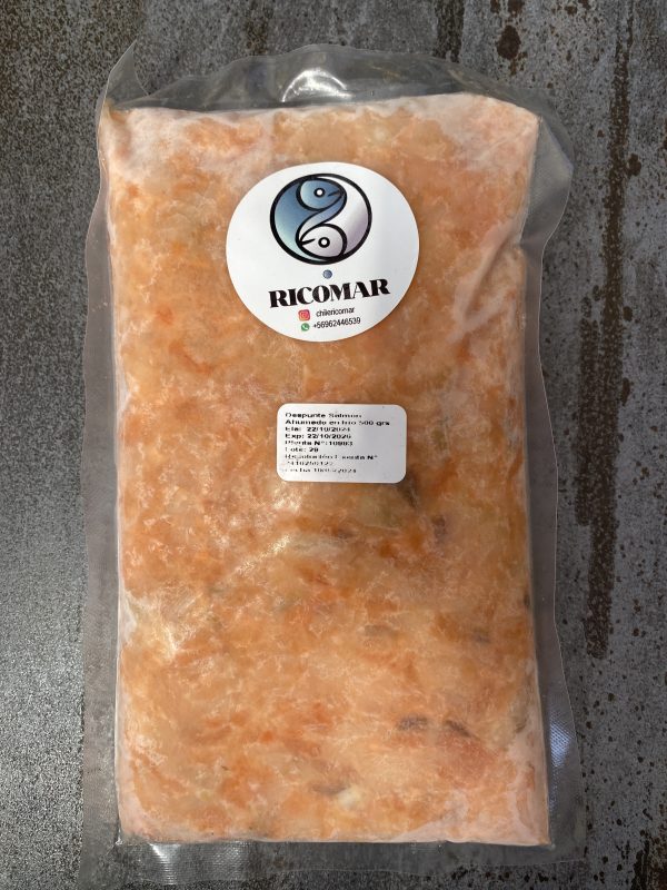 Salmón ahumado 500g.