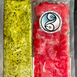 Tiradito de Atún apaltado.