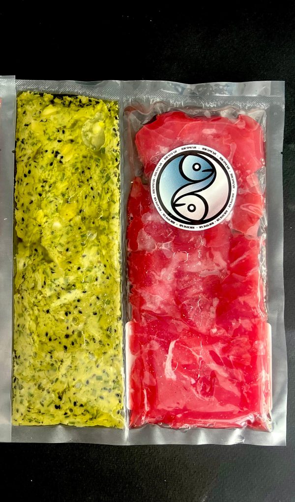 Tiradito de Atún apaltado.